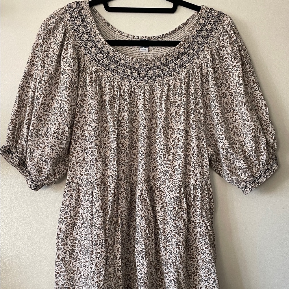 Old Navy|Floral Print Peasant Style Dress|Large|EUC - Picture 3 of 8